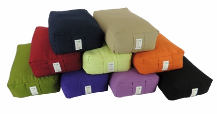 rectangular yoga bolster