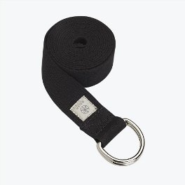 Gaiam Premium Black Yoga Strap 8 feet