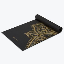 Gaiam Premium Metallic Bronze Medallion Yoga Mat 6mm #3