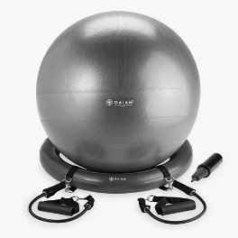 Gaiam Stability Ball Base Cord Fitness Kit