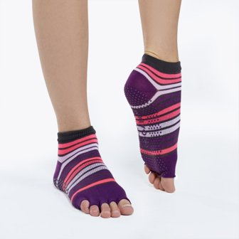 Theyogawarehouse Product Detail: Gaiam Toeless Yoga Socks, Socks,  gai-tlys-2400