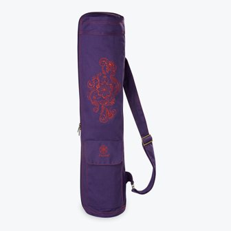 Gaiam Embroidered Yoga Mat Shoulder Bag New 