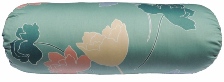 Kakaos Summer Flowers Round Bolster Cover #4