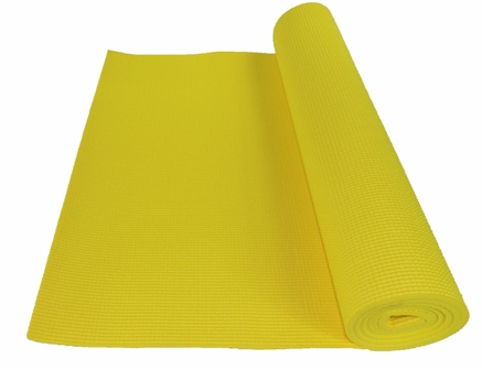 Kakaos 6mm Yellow Yoga Mat